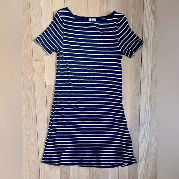 H&M | Dresses | Hm Divided Striped Tshirt Dress Size Medium | Poshmark